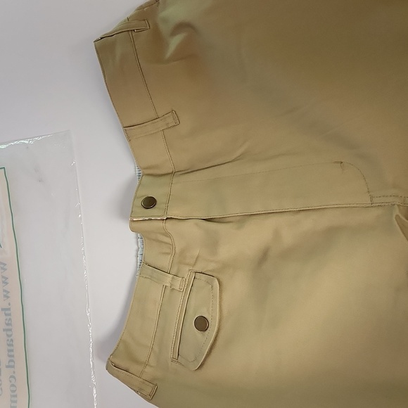 New in pkg Haband mens pants 36L - lightweight khaki - Picture 6 of 7